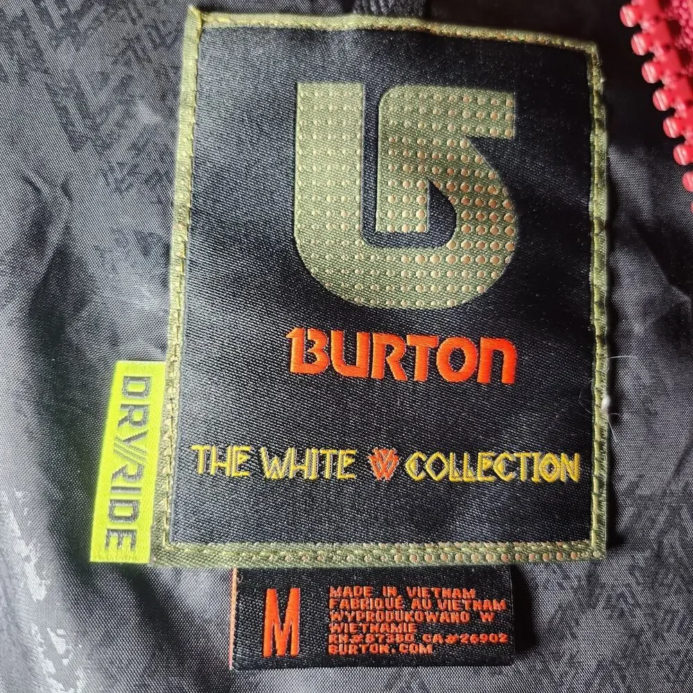 Burton Jacket Womens Med, Burgundy, Fur‎ Trimmed Hood, Pockets, Side Vents
